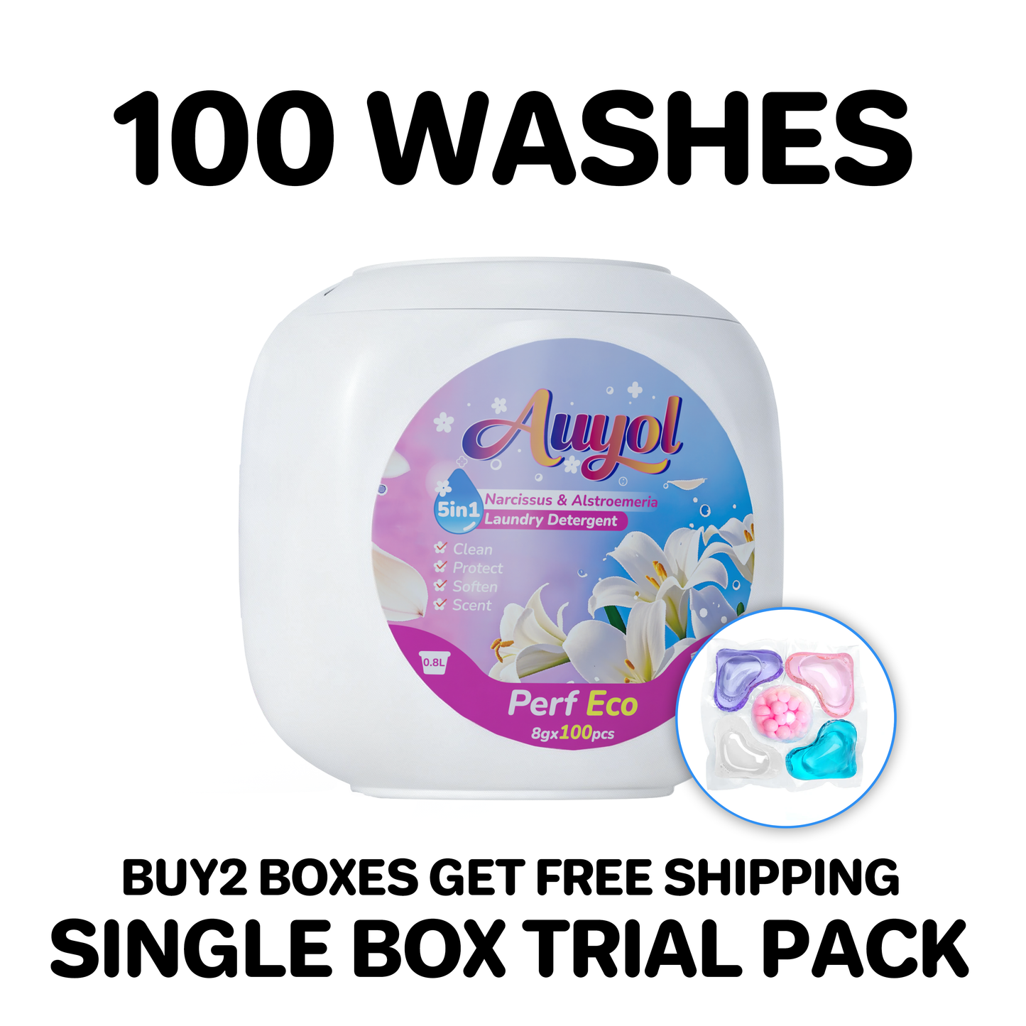 Auyol 5-in-1 Laundry Pods