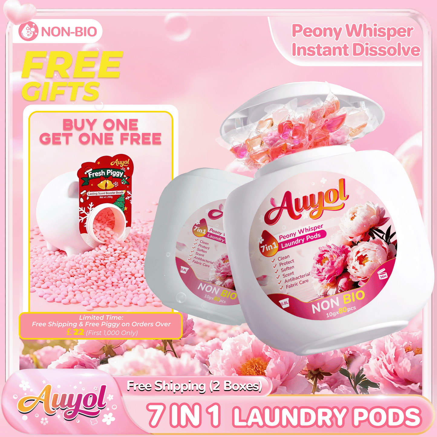 Auyol 7-in-1 Laundry Pods